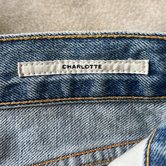 Citizens of Humanity Charlotte high rise straight leg Jean - moondust - Picture 15 of 16